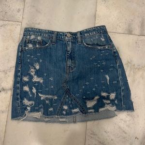 Flying Monkey Jean Skirt